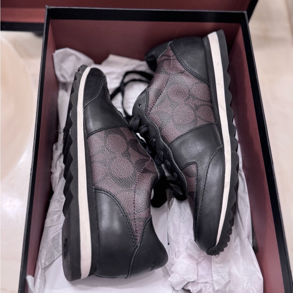 Coach Black and Brown Sneakers